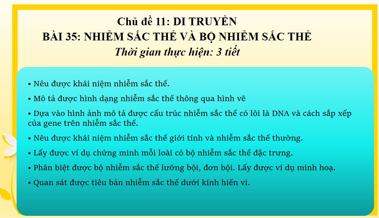 Giáo án điện tử bài 35 Sinh học 9 Cánh Diều