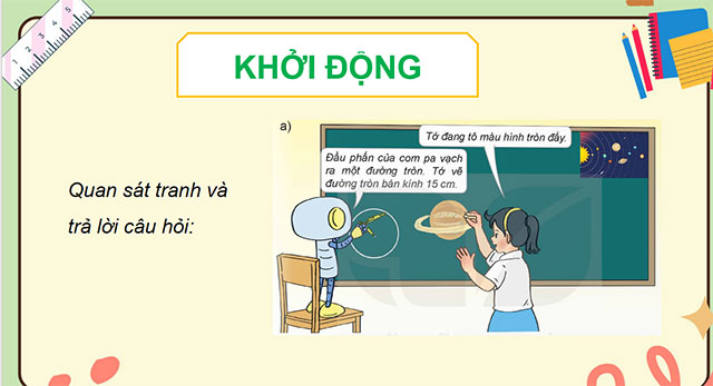 PowerPoint Đường tròn, chu vi và diện tích hình tròn