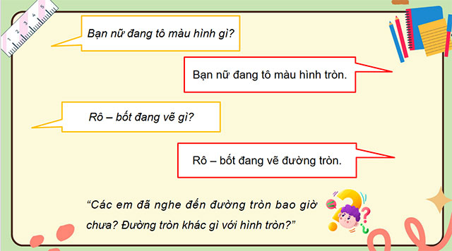 PowerPoint Đường tròn, chu vi và diện tích hình tròn