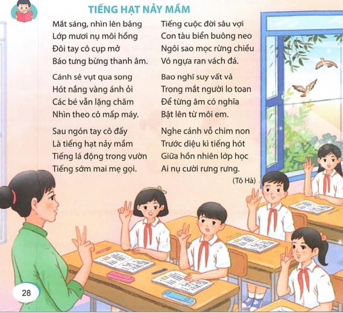 Viết đoạn văn thể hiện tình cảm, cảm xúc của em về một bài thơ thuộc chủ điểm Thế giới tuổi thơ