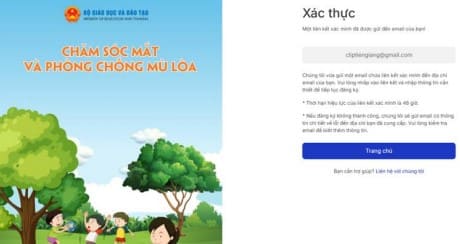 Đăng ký cuộc thi chăm sóc mắt trên matsanghochay.moet.gov.vn 