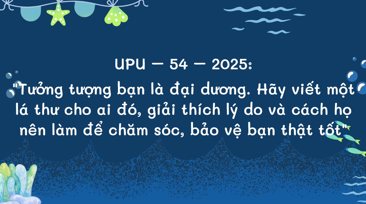 Mẫu PPt viết thư UPU 2024-2025