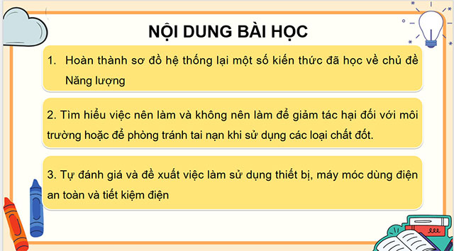 PowerPoint Ôn tập chủ đề Năng lượng