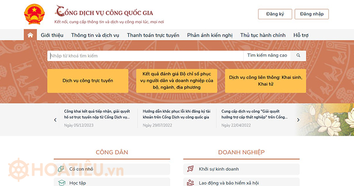 Nộp báo cáo tình hình sử dụng lao động online