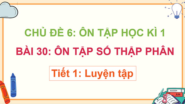 PowerPoint Ôn tập số thập phân