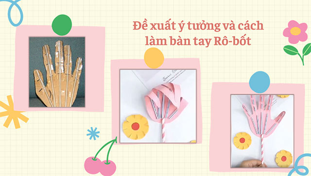 PowerPoint STEM Làm bàn tay Rô-bốt