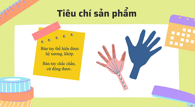 PowerPoint STEM Làm bàn tay Rô-bốt