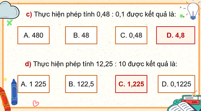 PowerPoint Ôn tập các phép tính với số thập phân