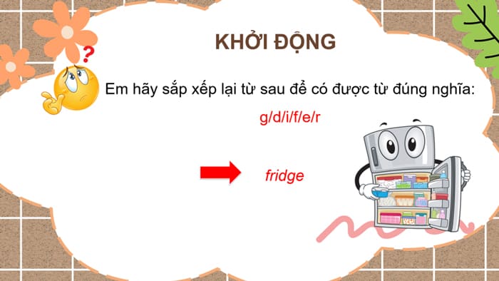 PowerPoint Sử dụng tủ lạnh lớp 5
