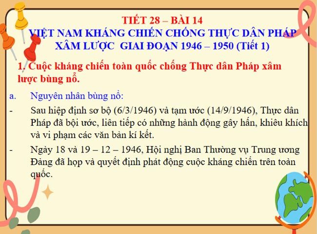 Lịch sử 9 Bài 14