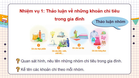 Giáo án HĐTN 5 Tuần 17 Chủ đề 5: Hội chợ xuân và quản lý chi tiêu