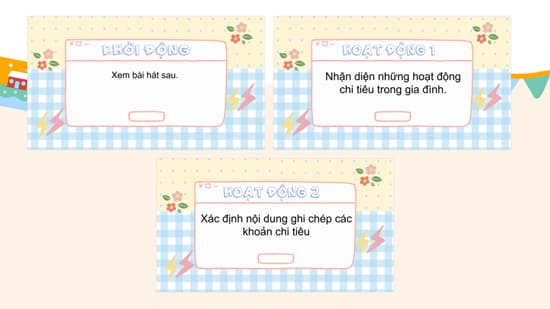 Giáo án điện tử HĐTN 5 Tuần 17 Chủ đề 5: Hội chợ xuân và quản lý chi tiêu