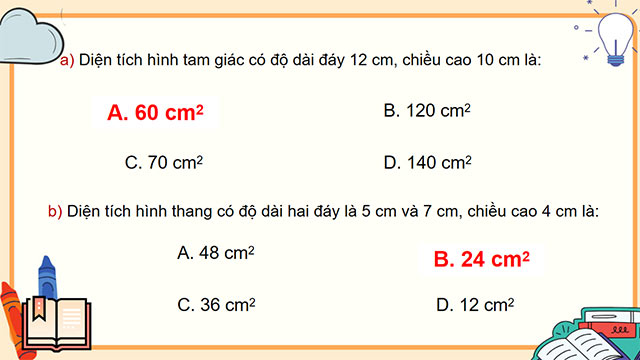 PowerPoint Ôn tập diện tích, chu vi một số hình phẳng