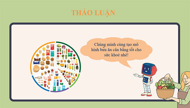 PowerPoint STEM Làm mô hình bữa ăn