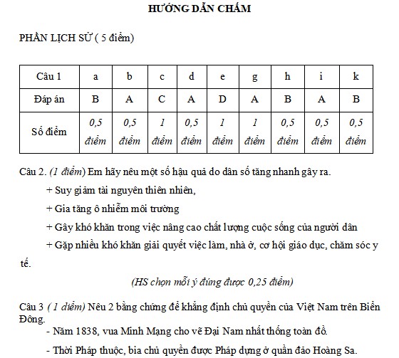 Đề thi học kì 1 Lịch Sử và Địa Lí lớp 5 Cánh Diều