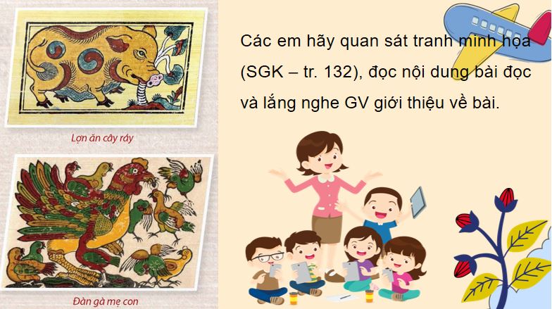 PowerPoint Tranh làng Hồ