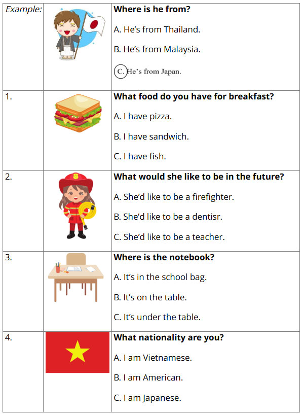 Đề thi học kì 1 Tiếng Anh 5 Kết nối tri thức với cuộc sống