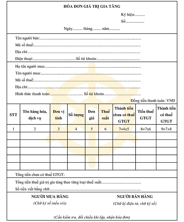 Hóa đơn Giá trị gia tăng 2024