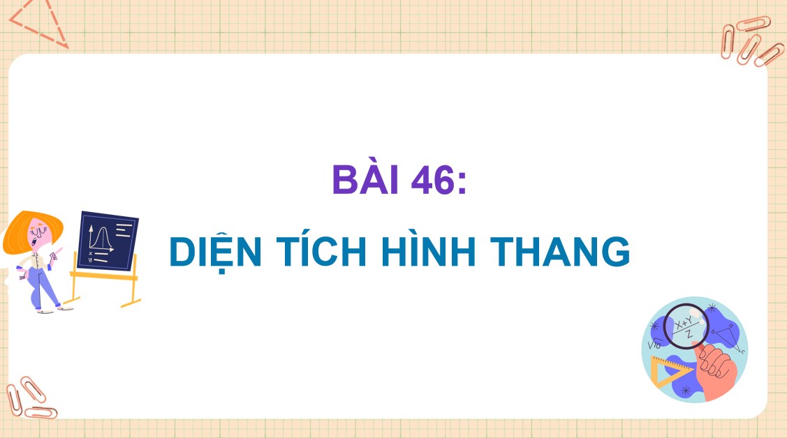 Bài giảng điện tử Diện tích hình thang lớp 5 trang 96