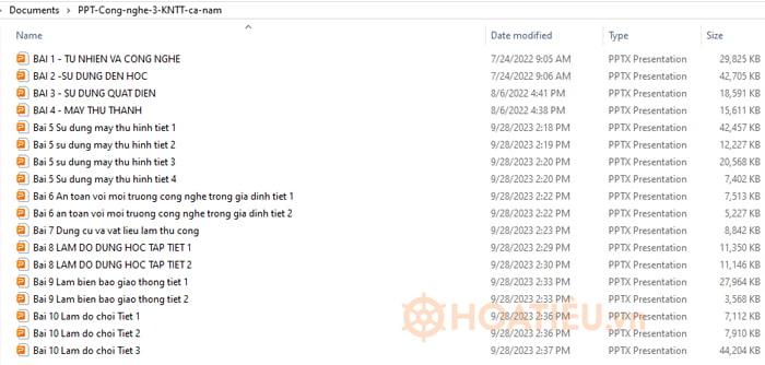 Giáo án PowerPoint Công nghệ 3 Kết nối tri thức