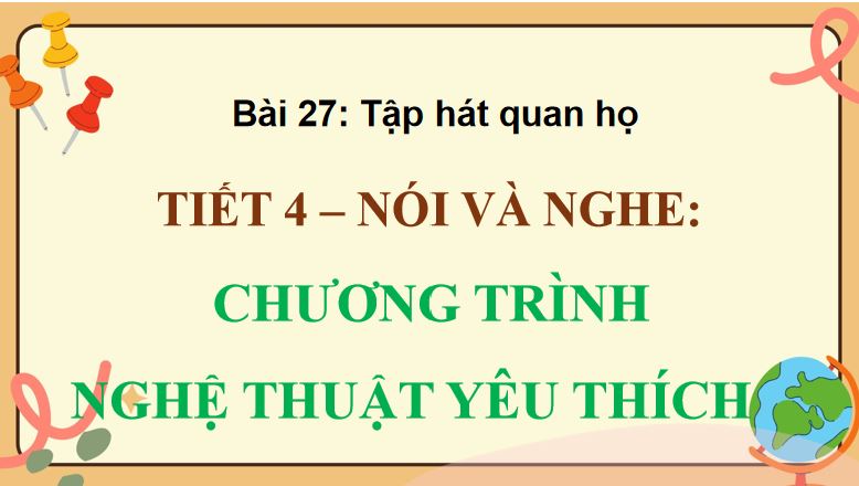 Chương trình nghệ thuật em yêu thích