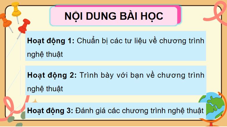 Chương trình nghệ thuật em yêu thích