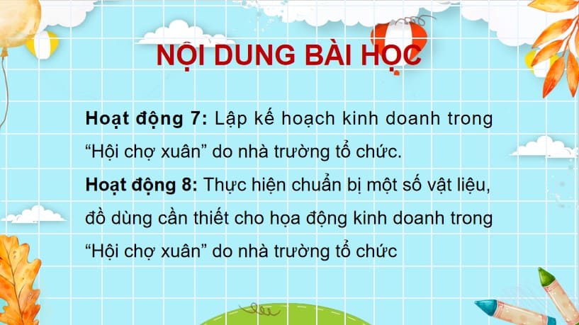 Bài giảng điện tử HĐTN 5 Chân trời bản 1 Chủ đề 5 Tuần 20