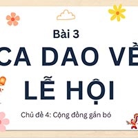 PowerPoint Tiếng Việt 5: Ca dao về lễ hội