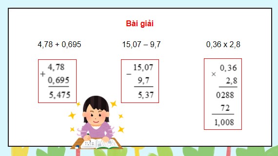 Bài giảng điện tử Toán 5 Bài 47 Cánh Diều