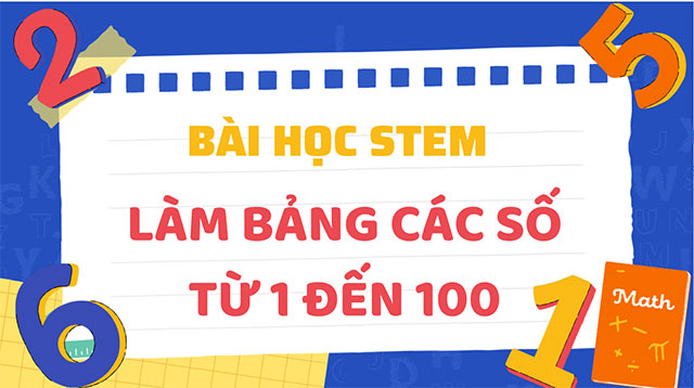 PowerPoint STEM Làm bảng các số từ 1 đến 100