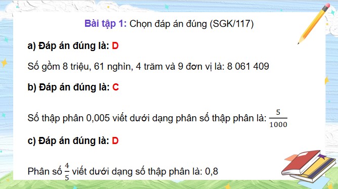 PowerPoint Toán 5 Bài 49: Ôn tập chung