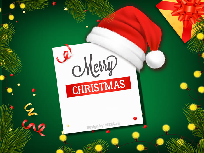 Mẫu thiệp giáng sinh đẹp