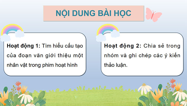 PowerPoint Viết: Đoạn văn giới thiệu nhân vật trong phim hoạt hình