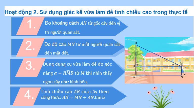 Làm giác kế đo góc nâng đơn giản