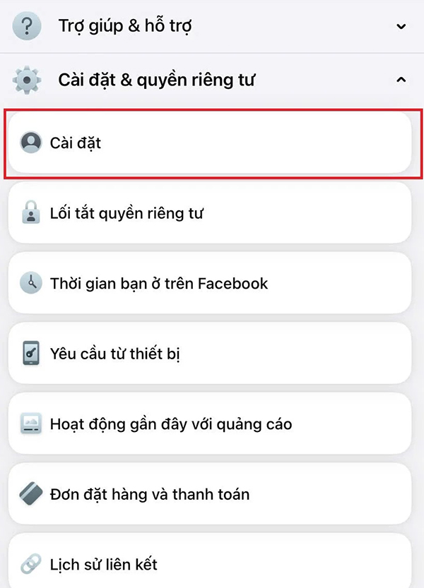 Cách xác thực tài khoản Facebook bằng Căn cước