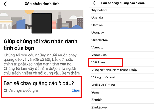 Cách xác thực tài khoản Facebook bằng Căn cước