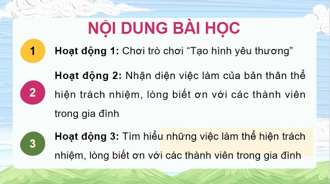 Giáo án PowerPoint Hoạt động trải nghiệm 5 Tuần 24 Chủ đề 7: Yêu thương gia đình. Tôn trọng phụ nữ