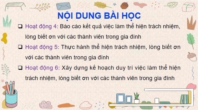 PowerPoint Hoạt động trải nghiệm 5 Tuần 25 Chủ đề 7: Yêu thương gia đình. Tôn trọng phụ nữ
