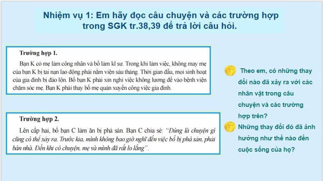 GDCD 9 Bài 7 Thích ứng với thay đổi
