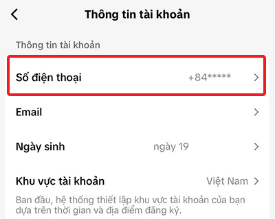 Cách xác thực tài khoản Tik Tok