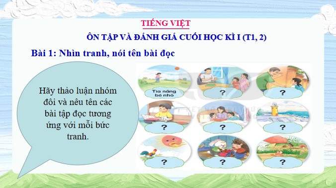 Giáo án PowerPoint Tuần 18 Tiếng Việt 3 KNTT