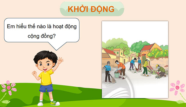 PowerPoint Giới thiệu về một hoạt động cộng đồng