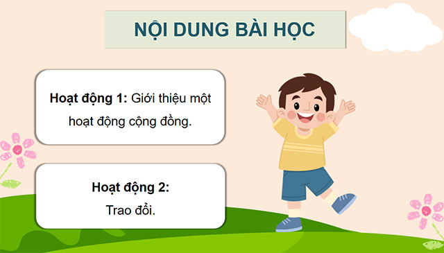 PowerPoint Giới thiệu về một hoạt động cộng đồng