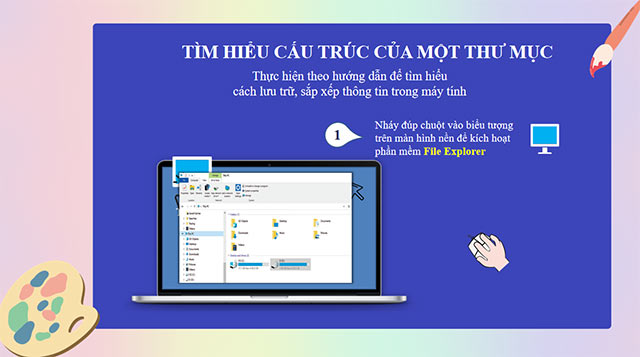 PowerPoint STEM Thực hành với tệp và thư mục trong máy tính