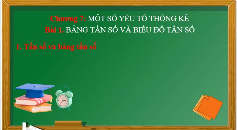 Bảng tần số và biểu đồ tần số