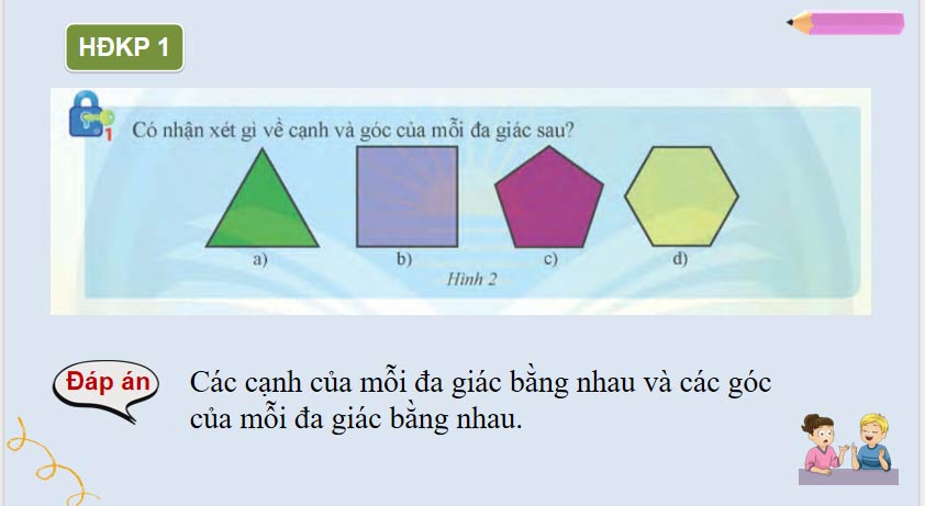 PowerPoint Toán 9 Đa giác đều và phép quay