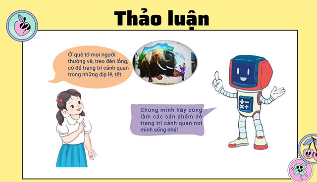 PowerPoint STEM Trang trí cảnh quan nơi em sống