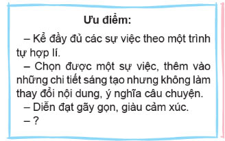 Trả bài văn kể chuyện sáng tạo (Bài viết số 3)