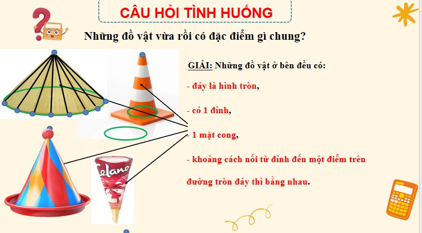 Giáo án Toán 9 Bài 2 Hình nón