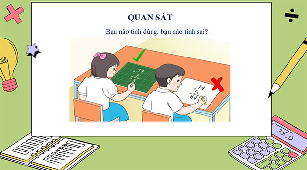 PowerPoint STEM Làm mô hình tính dọc